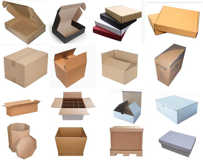 Một số loại thùng carton phổ biến