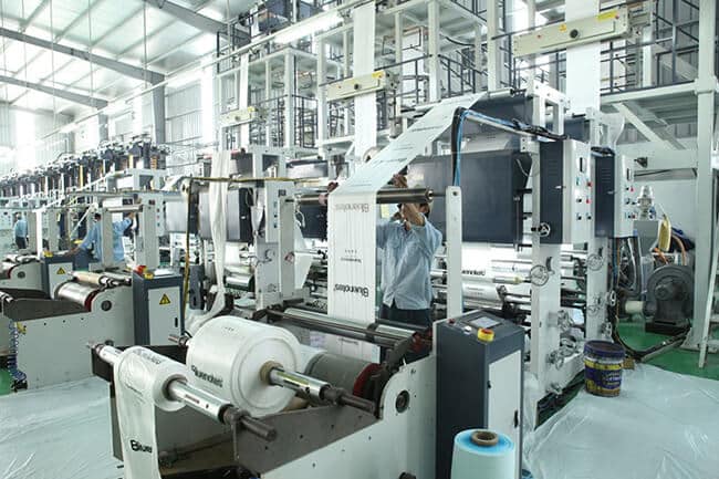 Những loại máy móc khi sản xuất túi nilon