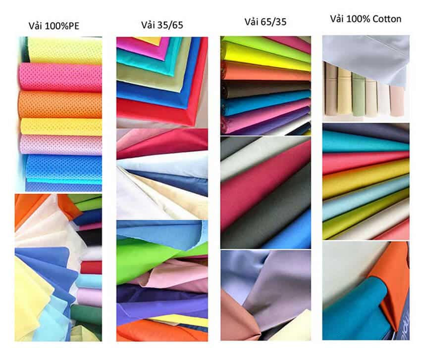 Top 15 các loại vải phổ biến
